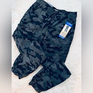 Weatherproof Vintage - Youth Fleece Lined Joggers Black camouflage Boys L 14/16